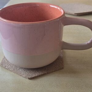 Pink and Cream Starbucks Mug